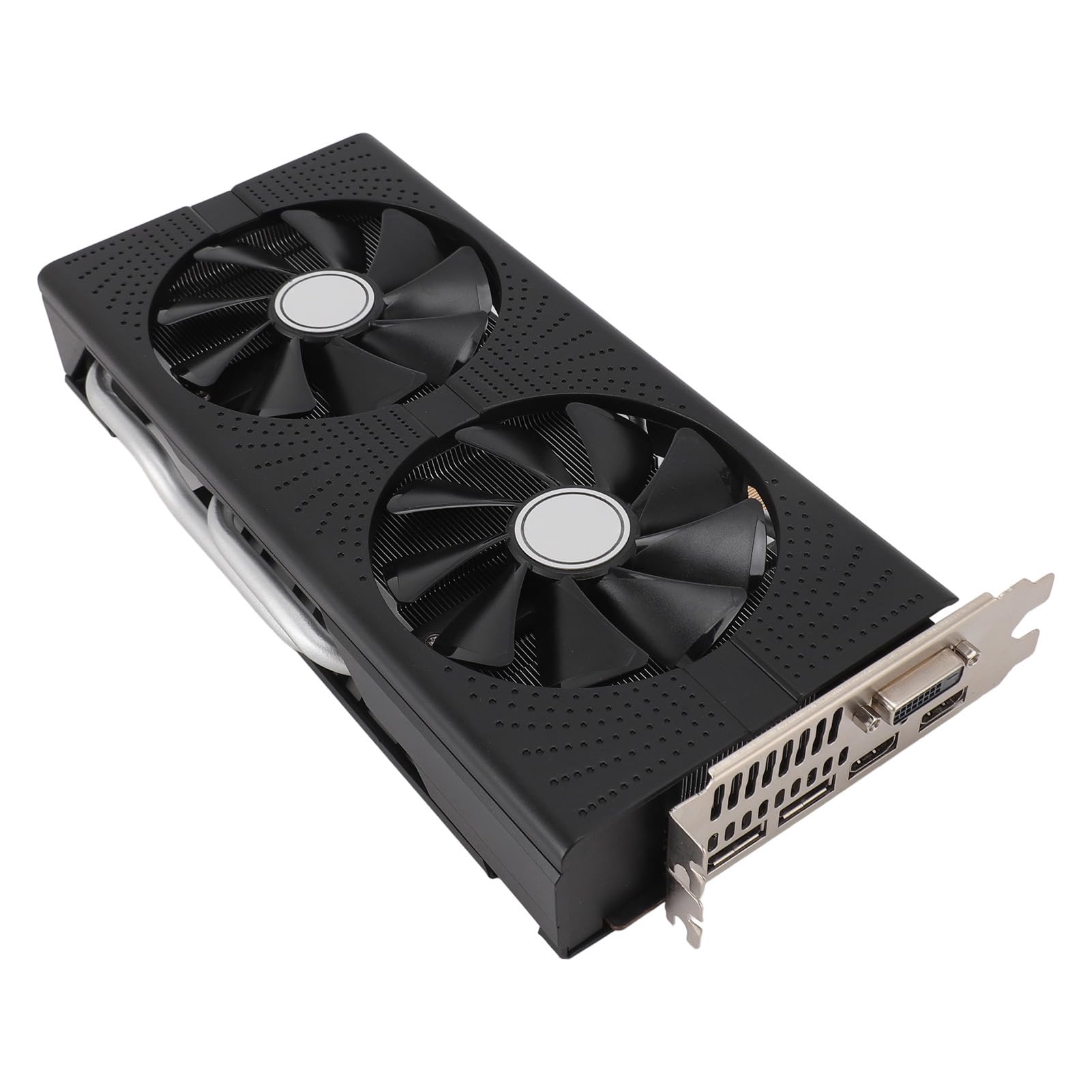 ciciglow Scheda Grafica per Giochi RX590 da 8 GB GDDR5 a 256 Bit, Frequenza 1460 MHz, Doppia Ventola di Raffreddamento, Supporto per DirectX 12, OpenGL 4.5, PCI Express 3.0 X16, per