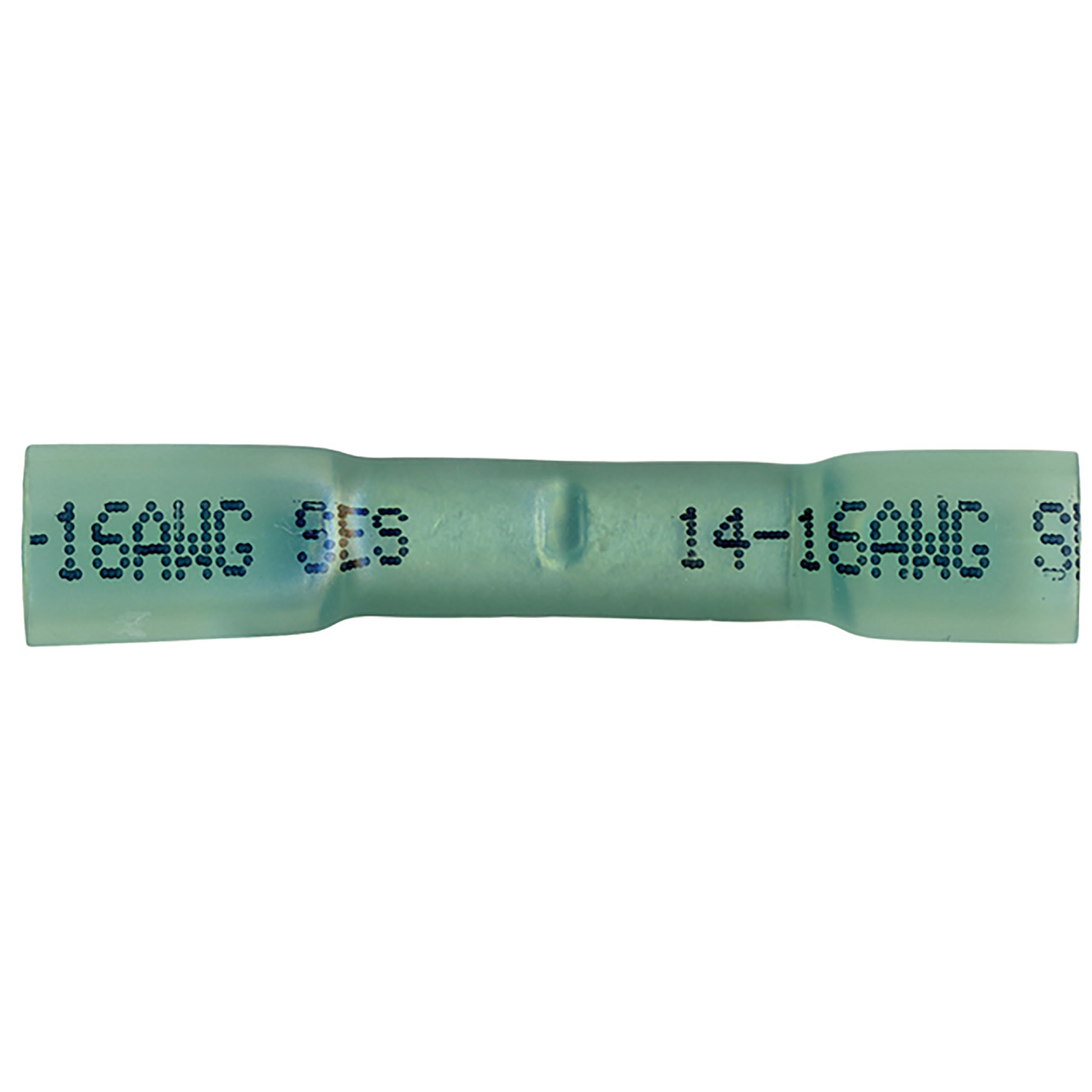 Sherco-Auto Heat Shrink & Crimp Blue Butt Connector 16-14 Gauge - 500 Pack
