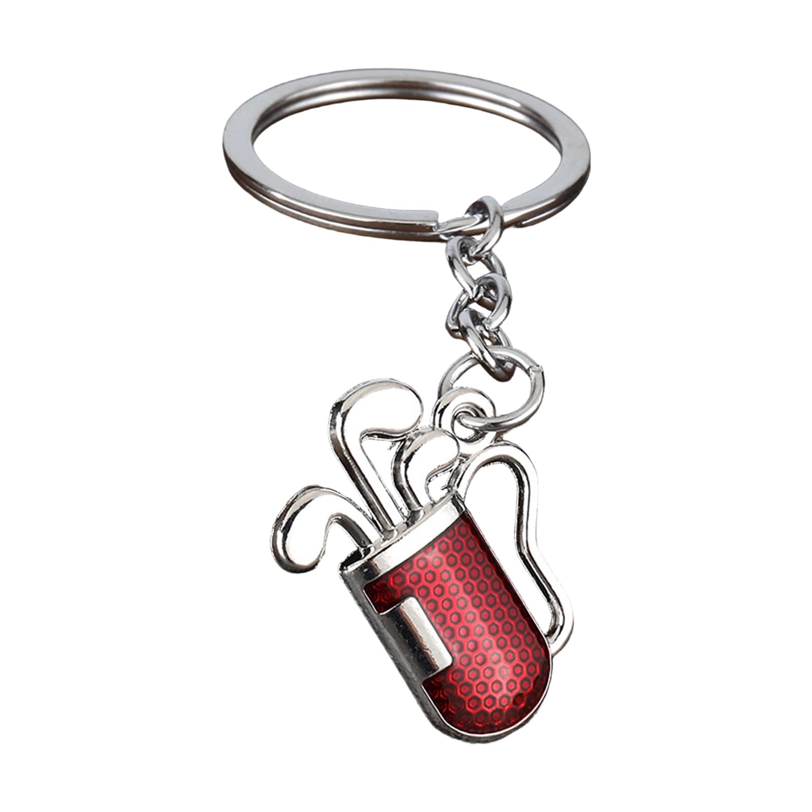 Baodss Miniature Golf Club Keychain With Detailed 2D Designs For Golf Enthusiasts And Sports Lovers