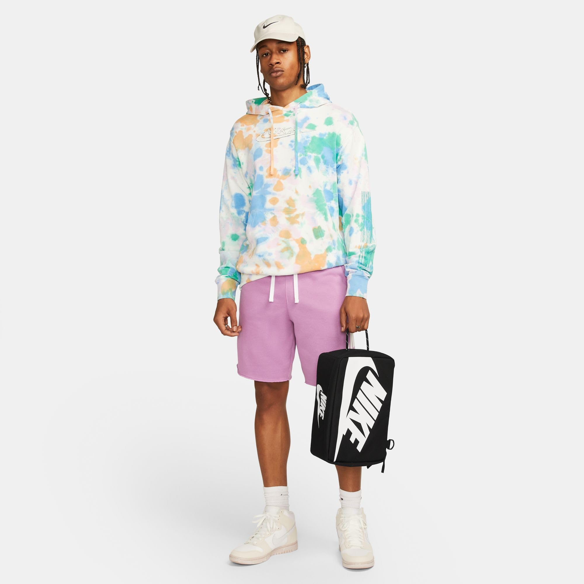 Nike Sac de boîte à chaussures unisexe, noir/blanc, 12 litres, noir/blanc, 12 litres, classique