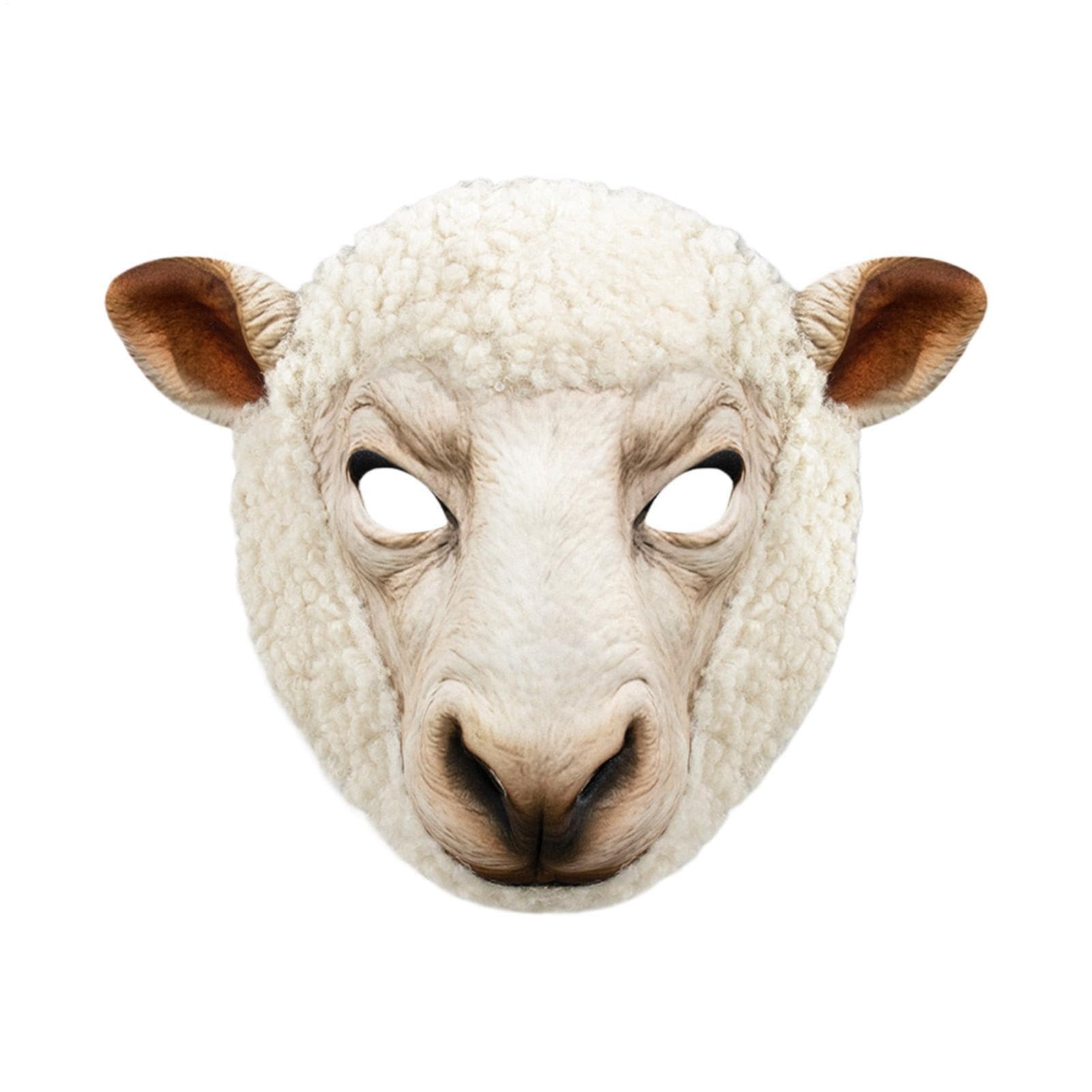 Bear Head Face Cover Realistic Halloween Costume Cosplay Accessory