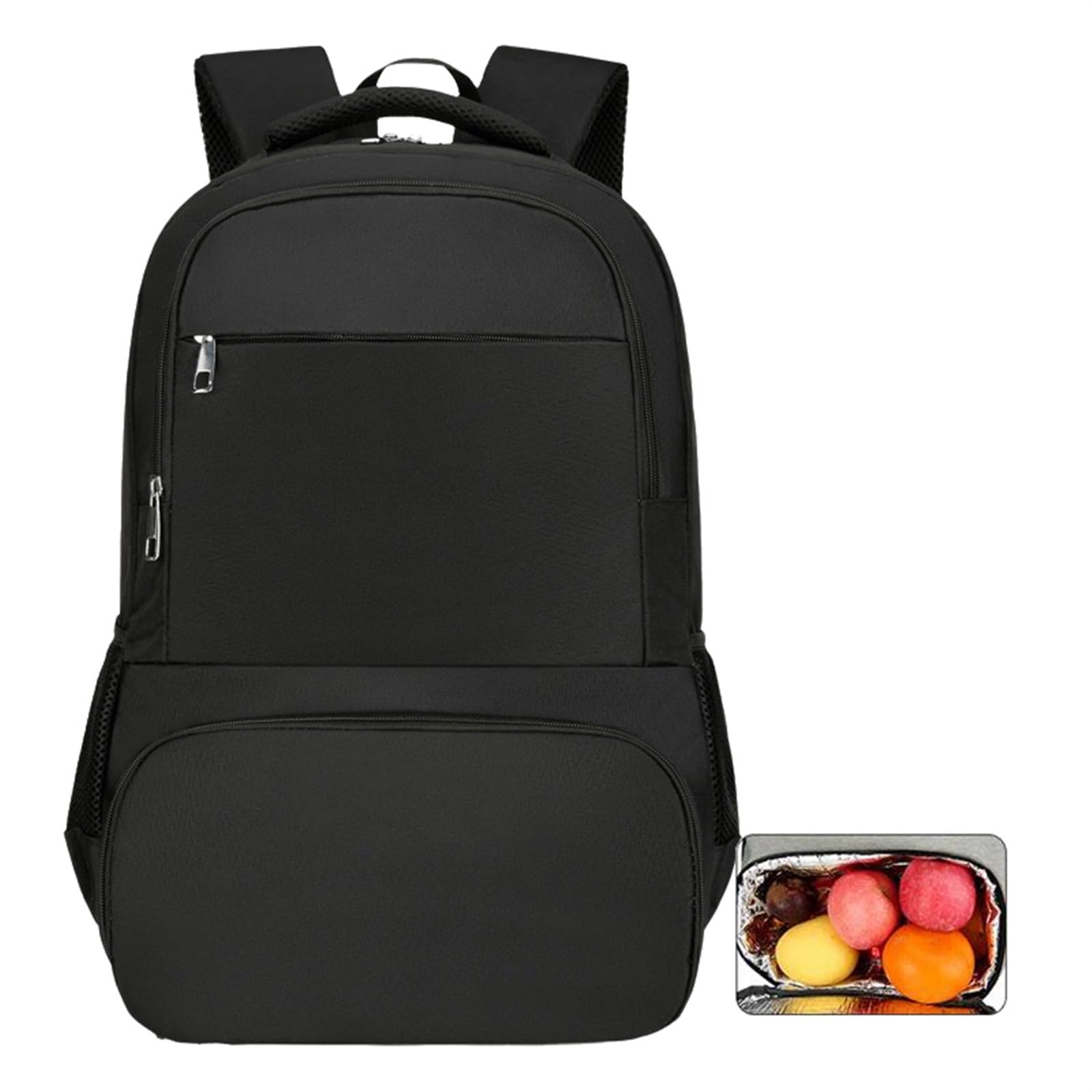Mochila con compartimento refrigerador, mochilas térmicas impermeables con lonchera, mochilas de trabajo for mujer, mochila for computadora portátil de 19 pulgadas con puerto USB for picnics universit