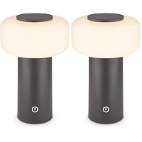 Briloner - Lampada da tavolo senza fili IP44 con touch, dimmerabile