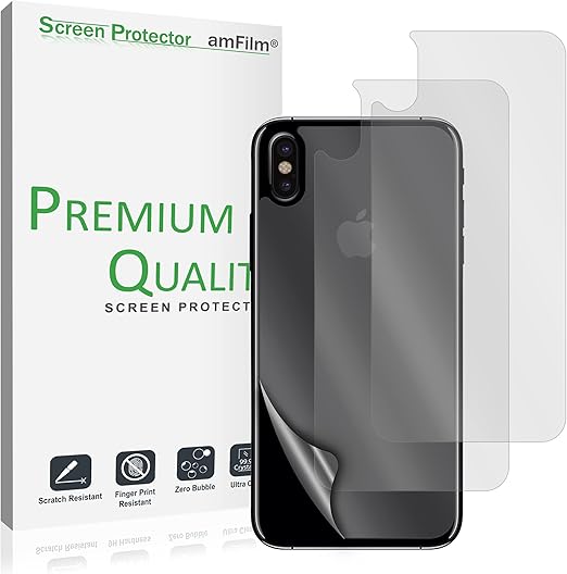 Back glass protector iphone x Clearance