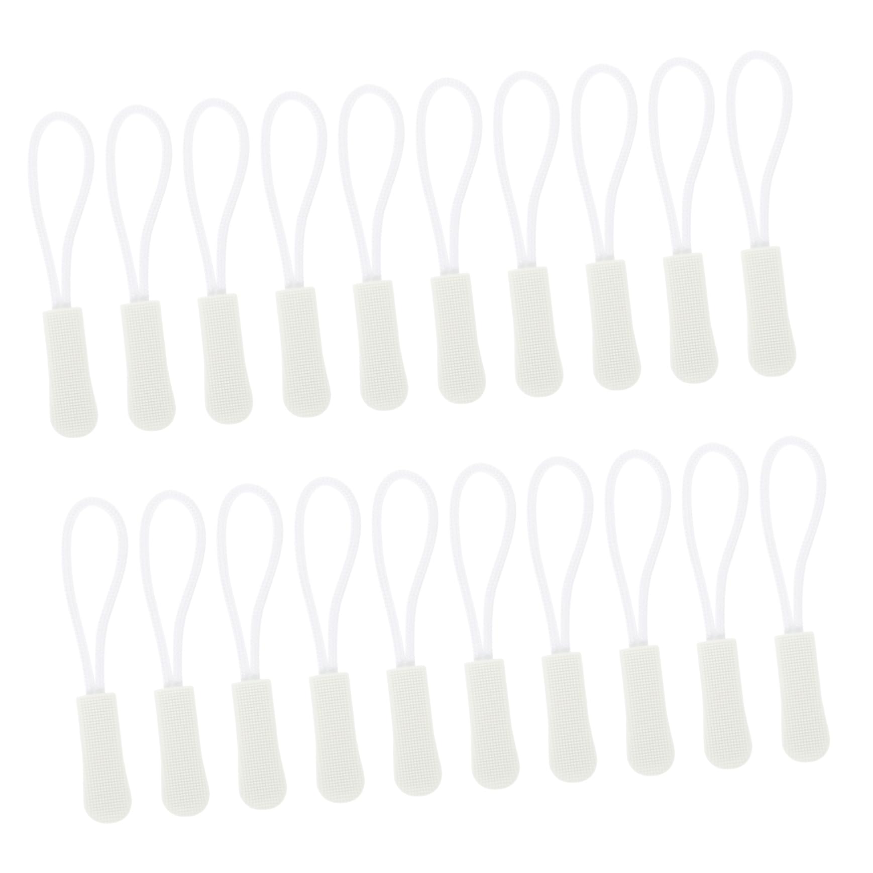 Angoily 50pcs Heavy Duty Zipper Extension Pulls Colorful Zip Pullers for Backpacks Luggage Jackets Bags Replacement Zipper Pullers