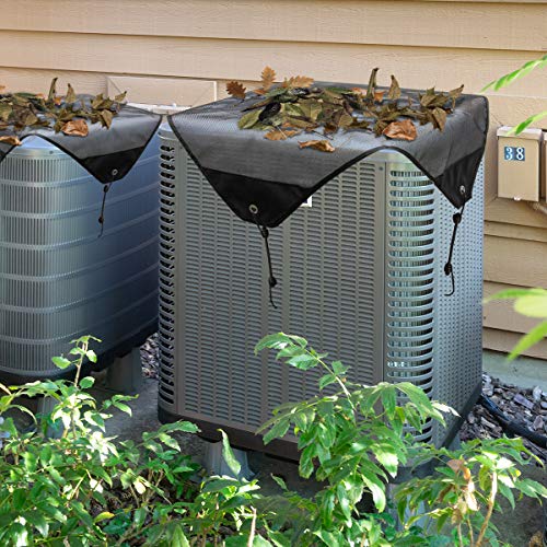 Luxiv Central Air Conditioner Leaf Guard, Mesh All Seasons Air
