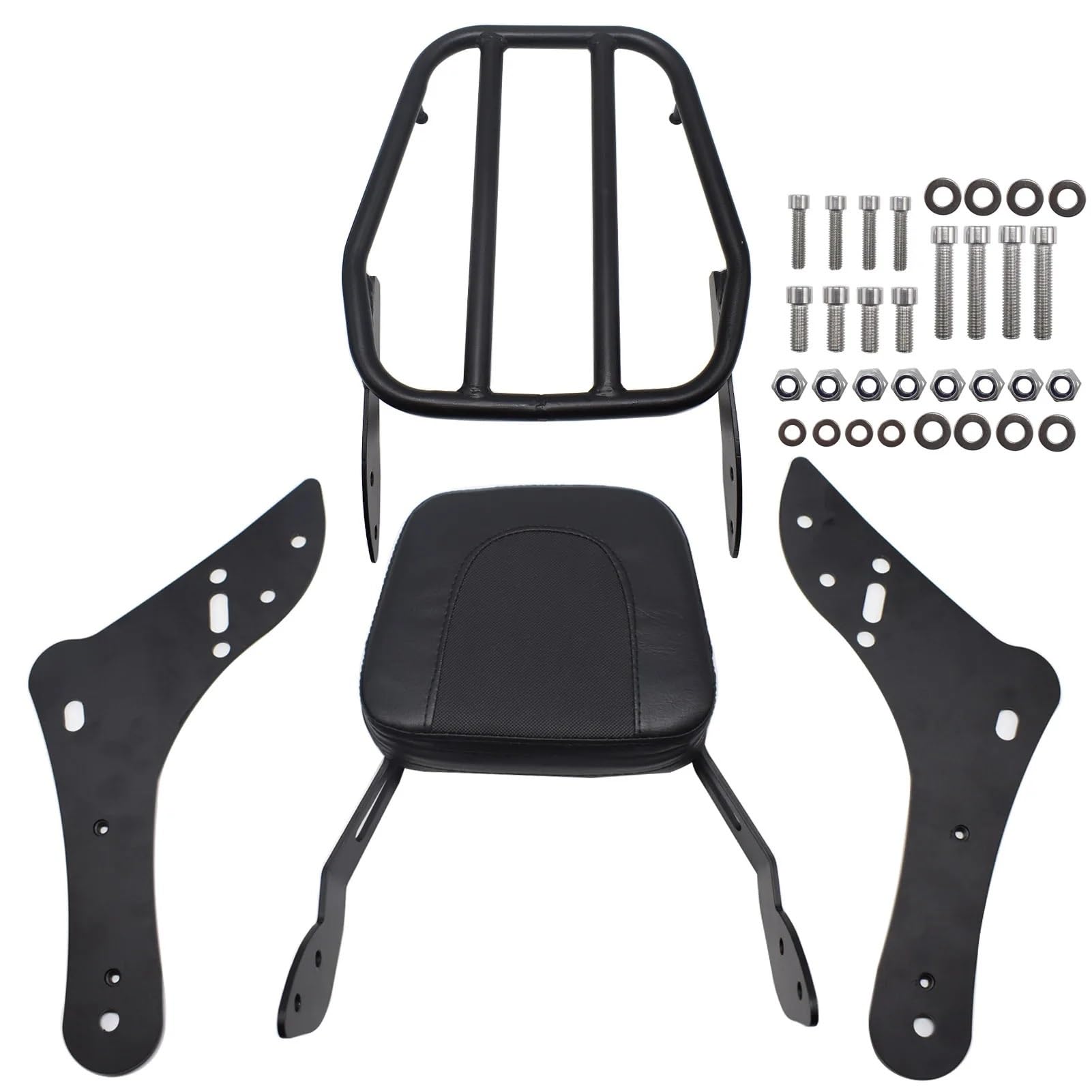 drążek Sissy z bagażnikiem Pasuje do Kawasaki Vulcan S 650 2015-2025 tylny bagażnik motocyklowy bagażnik pasażera oparcie Sissy Bar