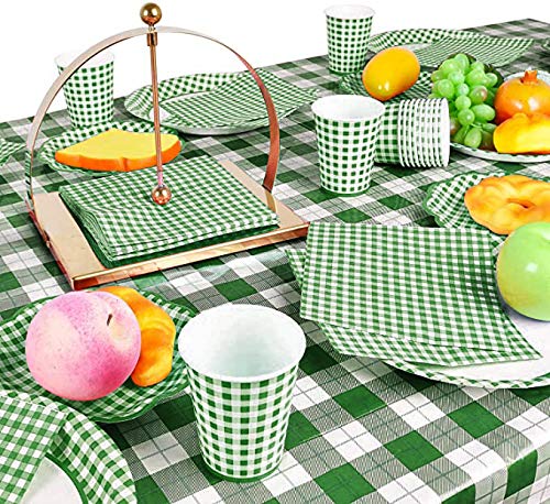 Gatherfun-Disposable-Napkins-Paper-Green-Plaid-for-Saint-Patricks-Day-Party-3-Ply-pack-of-50 Gatherfun Disposable Napkins Paper Green Plaid for Saint Patricks Day Party 3 Ply pack of 50