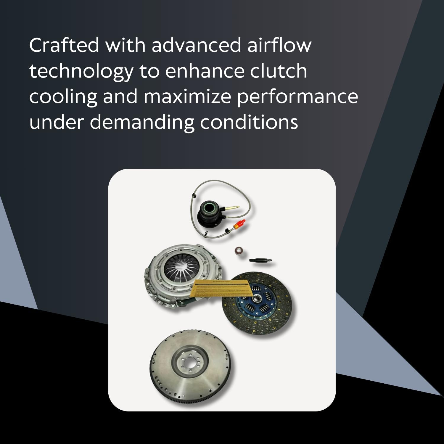 EFT HD OEM Clutch Slave Kit With Flywheel for 2001-2006 Chevy Silverado 1500 & 2001-2007 GMC Sierra 1500 4.8L V8 - Heavy Duty Performance Upgrade - Precise Fit - Offers 12 Month Brand Warranty