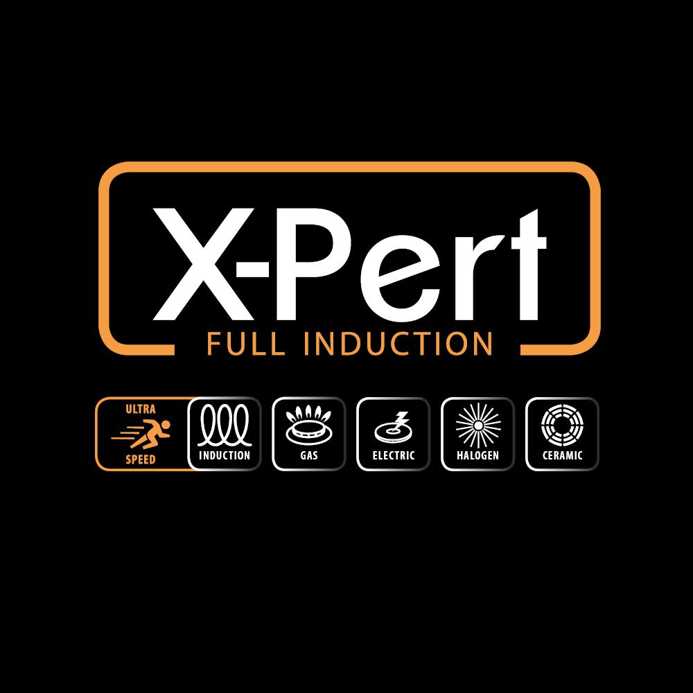 METALTEX XPERT -Sartén Plancha Grill Aluminio Fundido, 28x28 cm, antiadherente 3 capas ILAG, Full Induction válido para Todo Tipo de cocinas