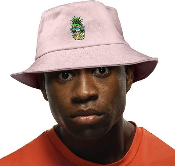 Bucket Hat, Pineapple with Sunglasses 