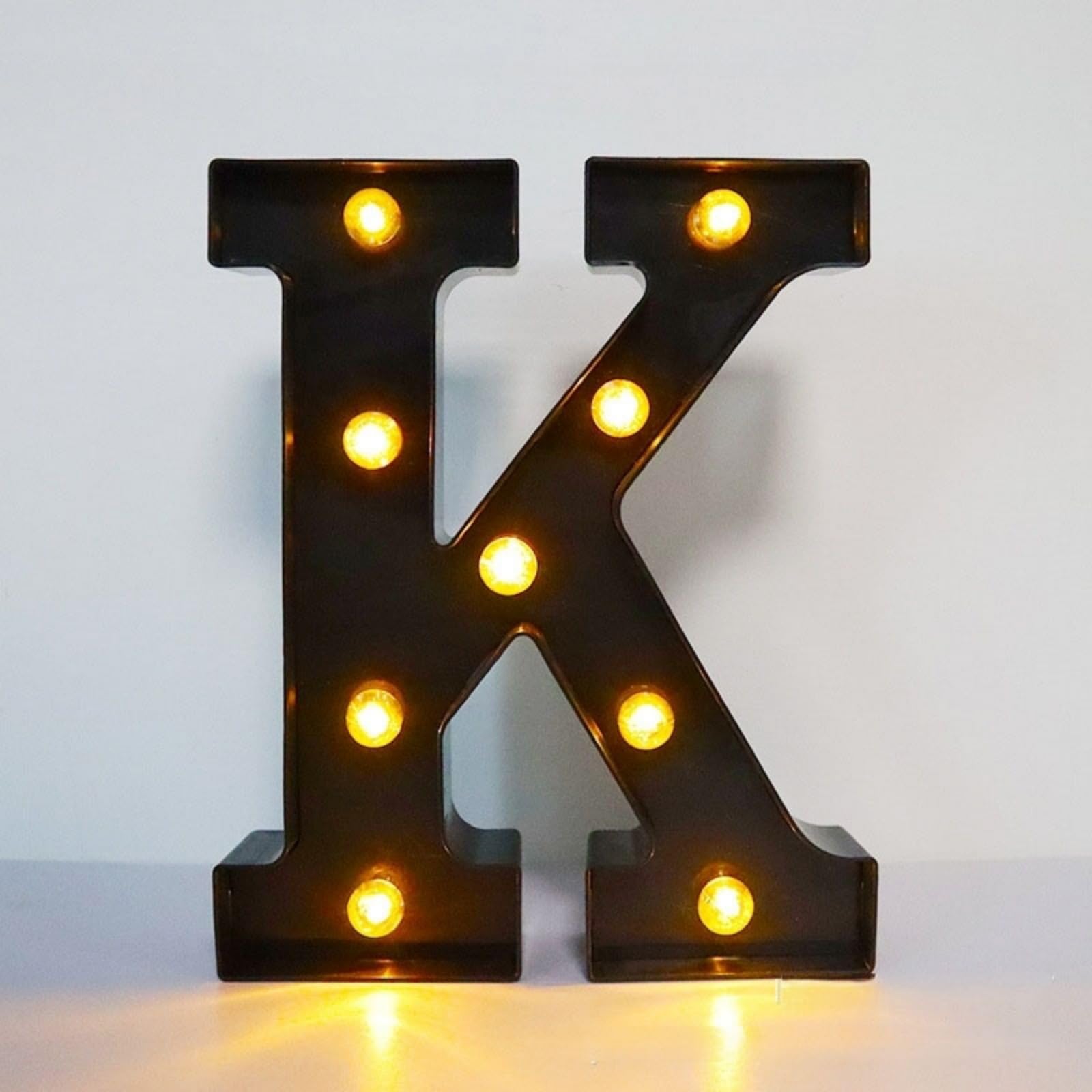 Mateju Light Up Letters Black (21.8cm,K)
