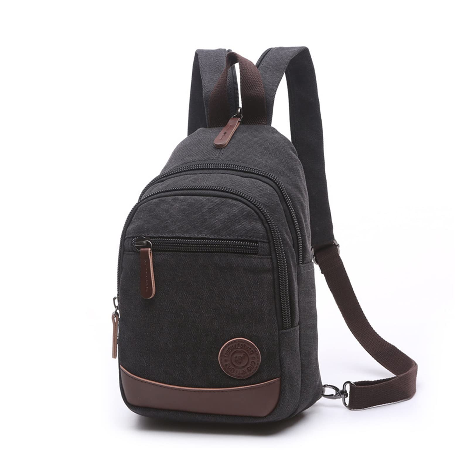 Reise-Laptop-Rucksack freundlicher haltbarer Computer-Rucksack, Rucksack-Leinwand-Reisetasche Straße Mode Trend wasserdichte College-Tasche for 17 "Laptops und Laptops