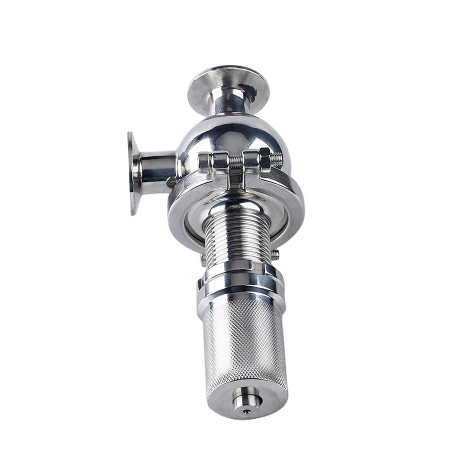 KACOME 1-1/2’ Sanitary Stainless Steel 316 Clip OD 50.5MM Food Safety Valve Polished