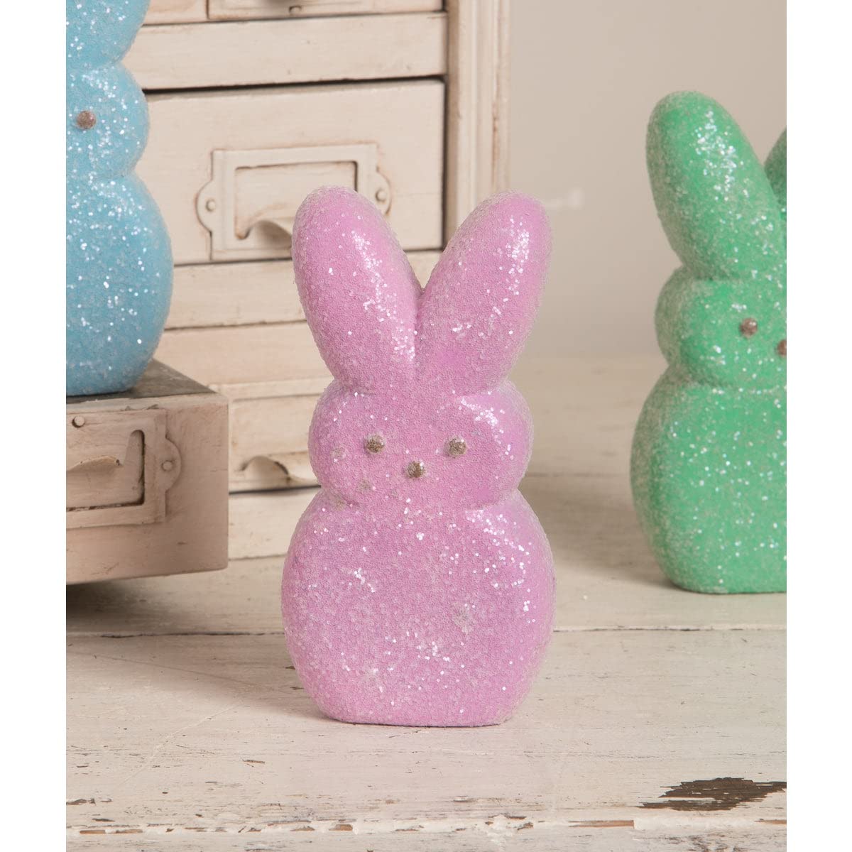 Bethany LoweDesigns PE1108 Peeps Purple 6inch Bunny, 6.0 In H X 3.0 In W X 1.5 In D