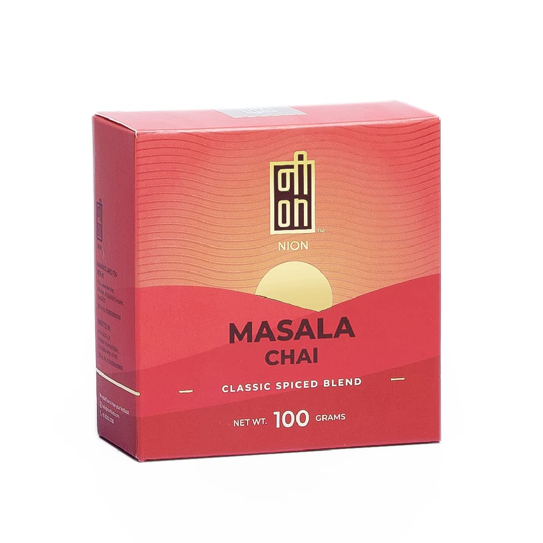 Nion Masala Chai | Premium Assam CTC Loose Leaf Tea | Classic Spiced Blend | 100gms | 15+ cups (B08ZN1632F) Amazon Price History, Amazon Price Tracker