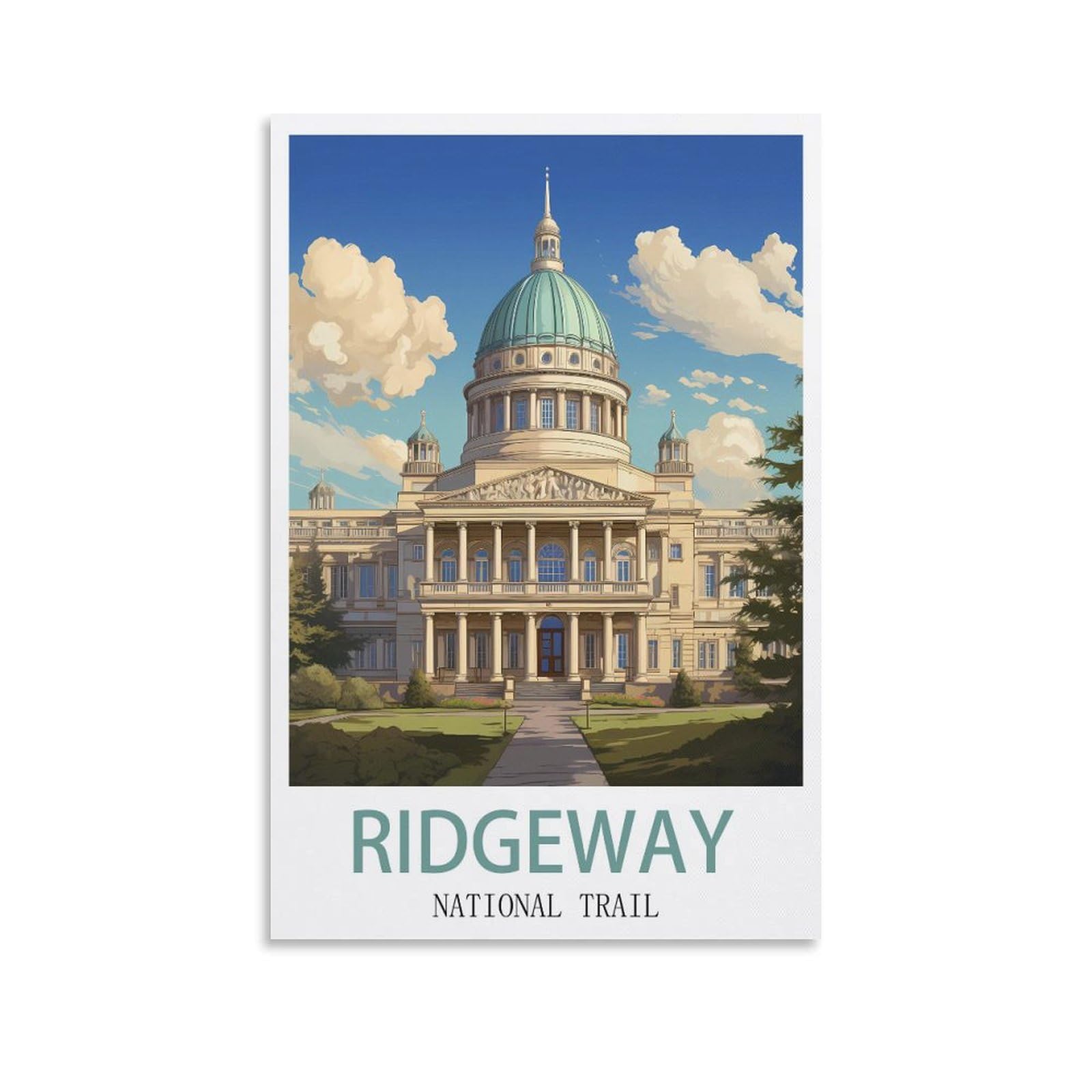 Jigsaw Puzzles for Adults 1000,Ridgeway National Trail JigsawPuzzle 1000 Pieces for Adults Challenging Puzzle Games 52x38cm
