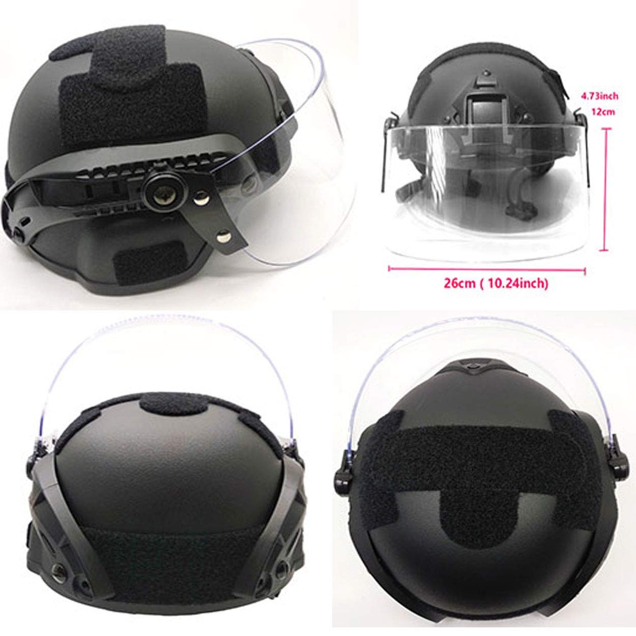 WLXW Casco Tattico Airsoft Paintball, Casco Militare da Combattimento dell'Esercito MICH2000, con Occhiali Parasole per CS Cacciavite da Caccia di Guerra Equipaggiamento Protettivo