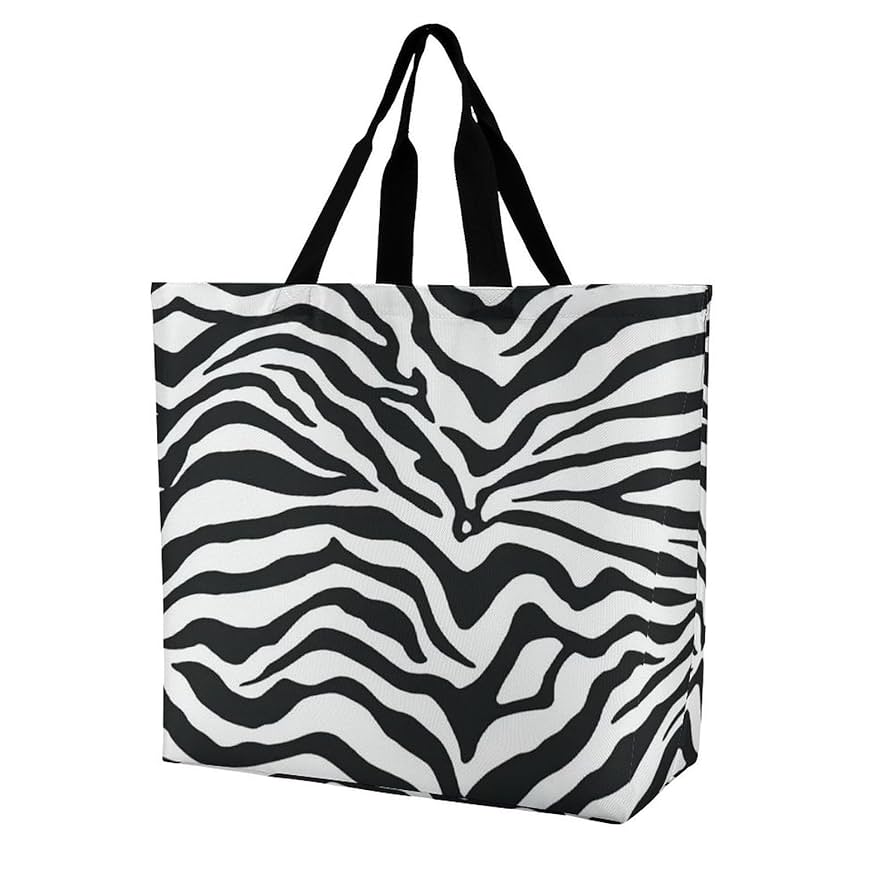 Amazon.co.jp: トートバッグ ゼブラ柄 ハンドバッグ レディース