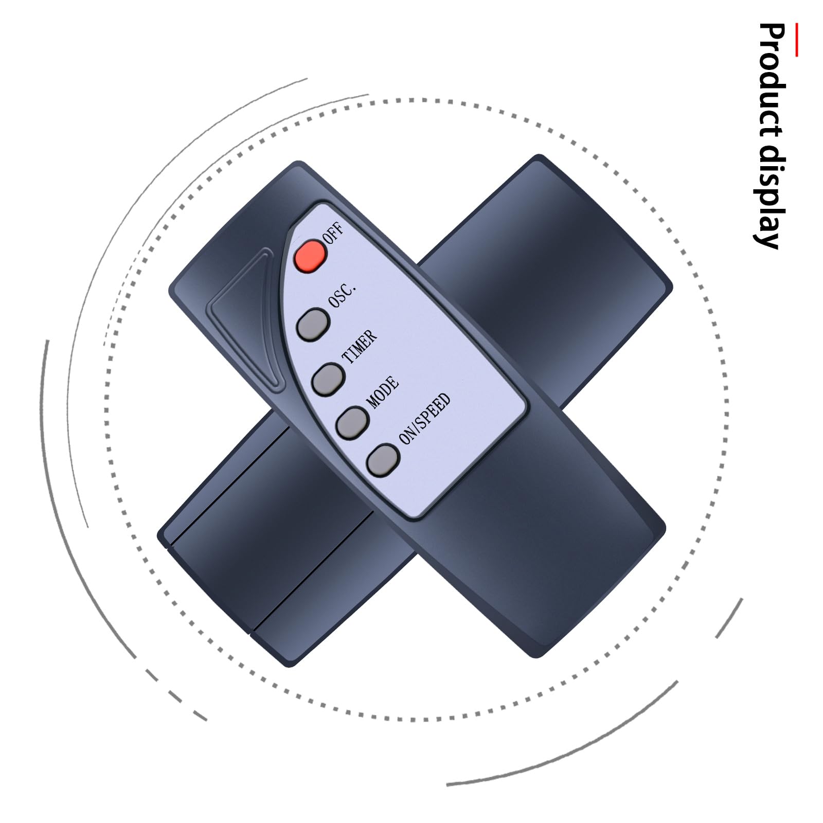 Mando a distancia de repuesto para ventilador de pared Duronic FN55 WE