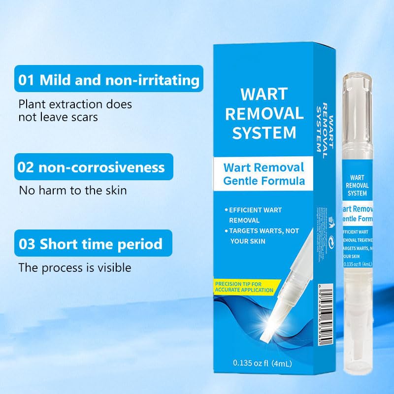 Miniatura 5 de Eliminación de verrugas cutáneas para cara y cuerpo  Suero removedor de lunares y verrugas, eliminación rápida para verrugas plantares, comunes y