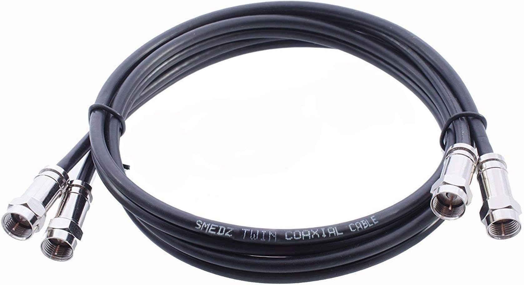 MAST DIGITAL YCAB03N/1 Smedz 2 m Twin Satellite Shotgun Coax Cable