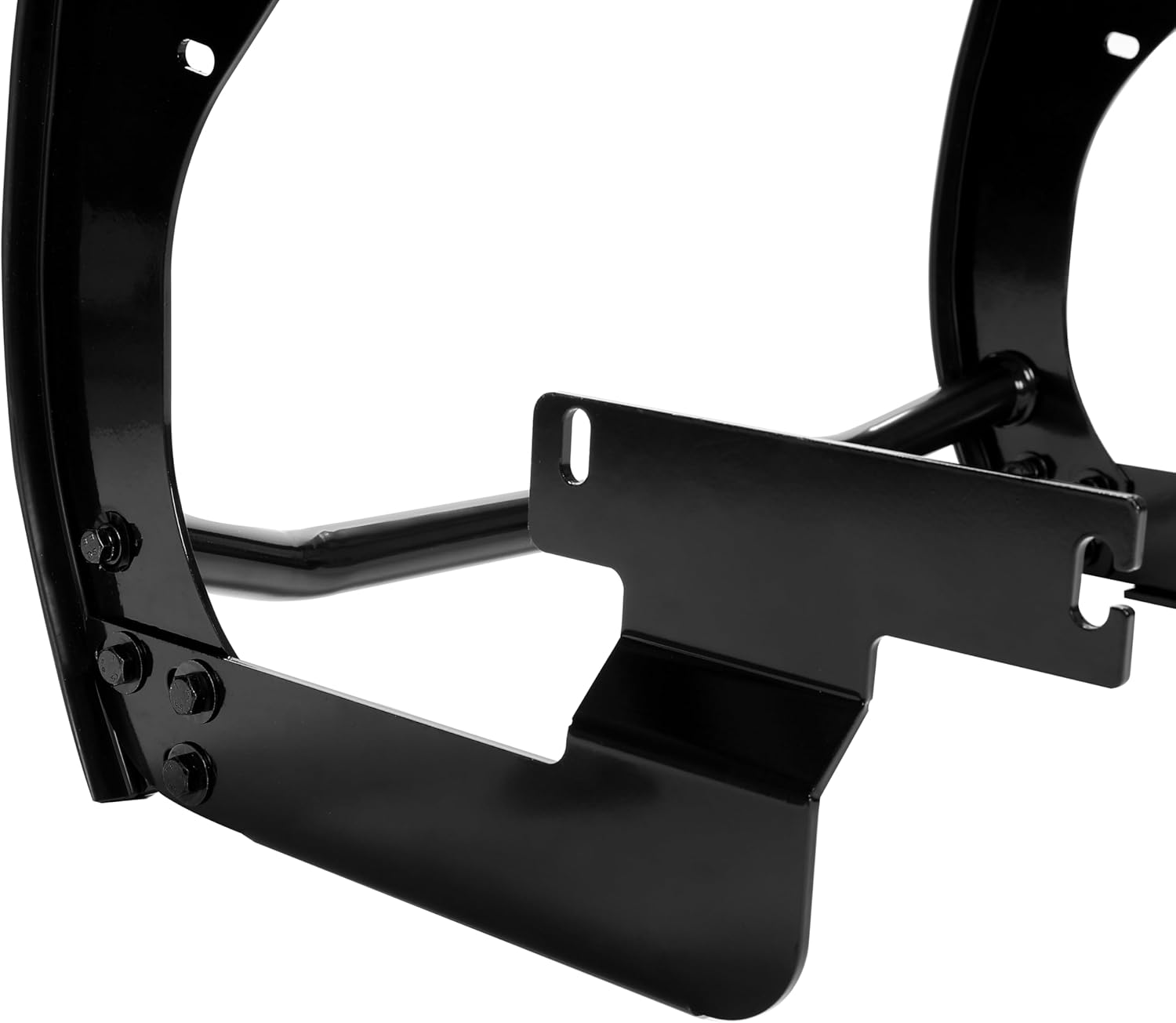 ALMULOO Brush Guard Compatible with 2004-2012 Chevy Colorado/GMC Canyon Alloy Steel Grille Guard Black Powder Coated