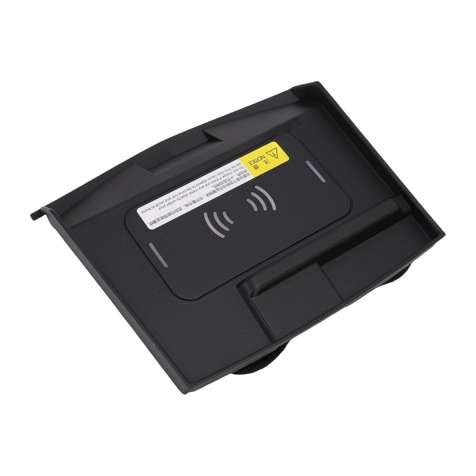 aqxreight Cargador Inalámbrico para Teléfono de Coche, Consola Central, Reposabrazos, Cargador de Teléfono de Repuesto para ATSL XTS 2014 2018, Plástico ABS Negro