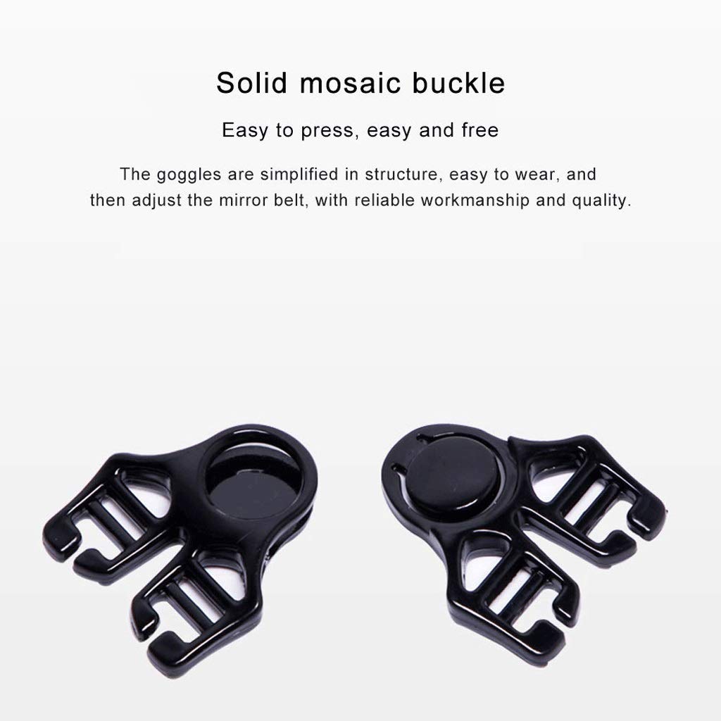 Gafas de natación, protección UV 400 antiniebla No con Fugas Visión Amplia Gafas de Piscina con tapón de oídos Nariz Clip y Estuche para Mujeres Hombres Adultos Jóvenes(1-Pack)