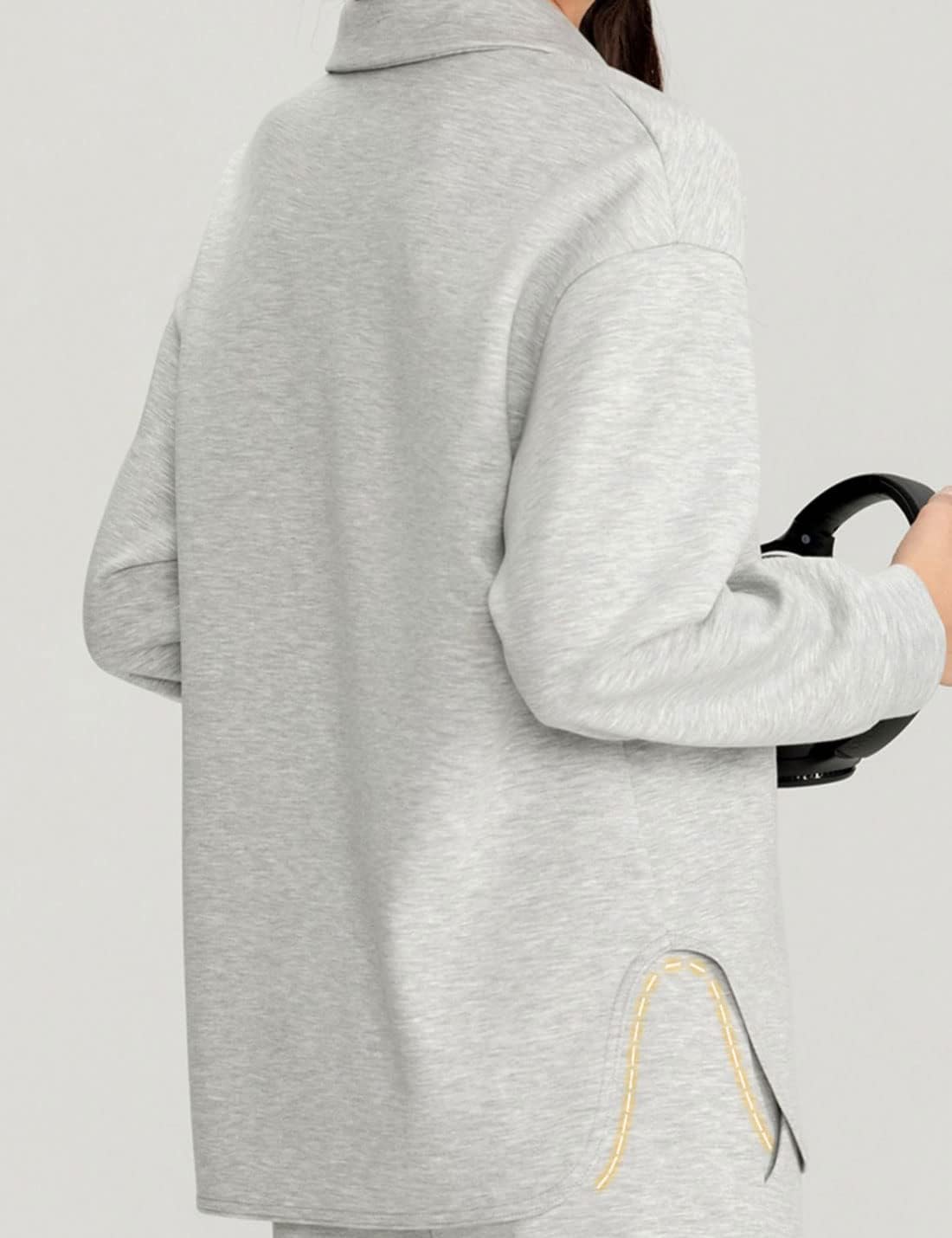Maternity Pants Lapel Collar Long Sleeve Shirt Tops and Pants Sets Pregnancy Slit Pants