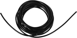 PRETYZOOM Food Grade Flexible Silicone Tubing Hose Pipe 3mm Id X 5mm Od Black 5m Length for Winemaking, Beer Lines, Aquarium, and Drip Irrigation Applications