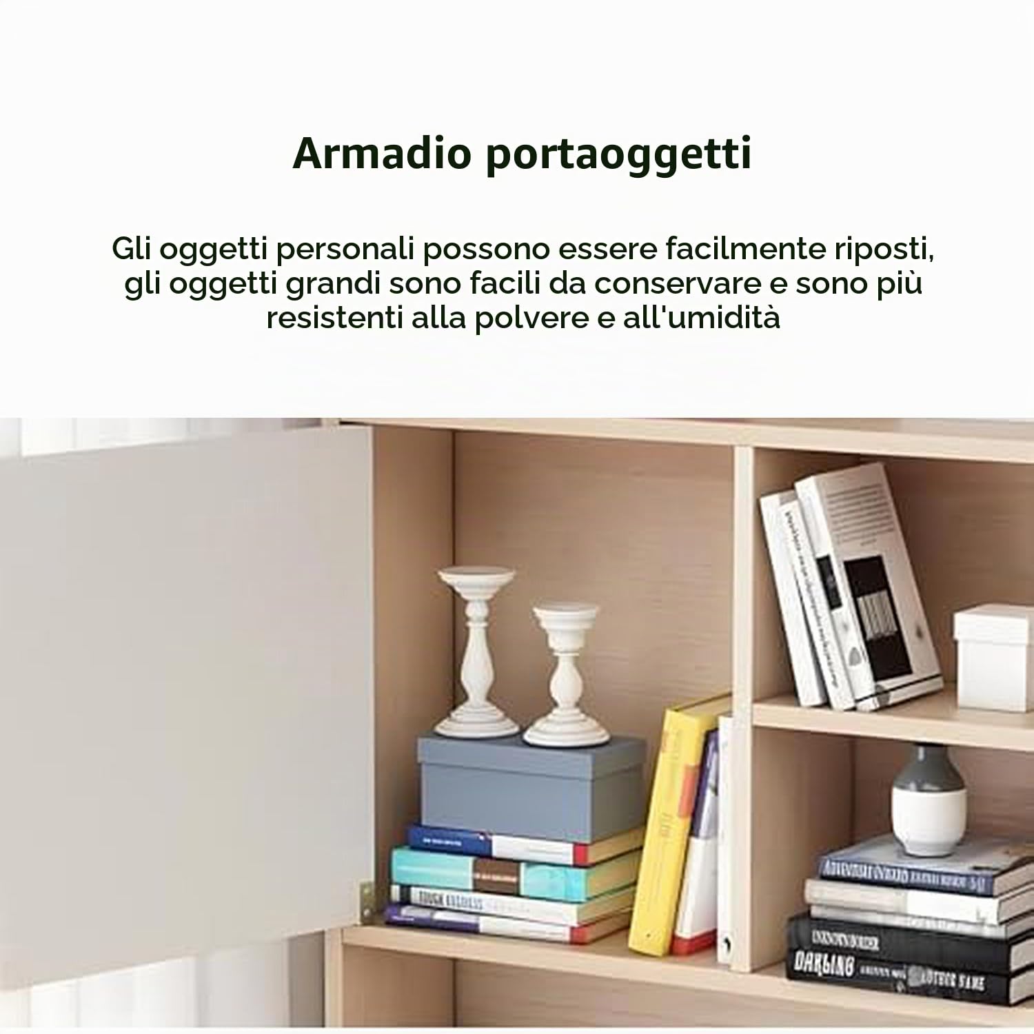 Moderna Scrivania In Legno con Cassetti Bianca, Scrivania da Lavoro con Ripiano Portaoggetti e Libreria Scrivania per Comp 120x45x165 cm