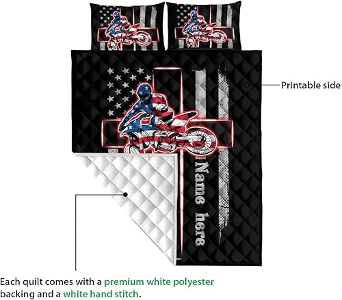 Miniatura 3 de OhaPrints Manta personalizada con nombre y fundas de almohada, juego de ropa de cama y funda de almohada, tamaño King, Queen, doble, individual,