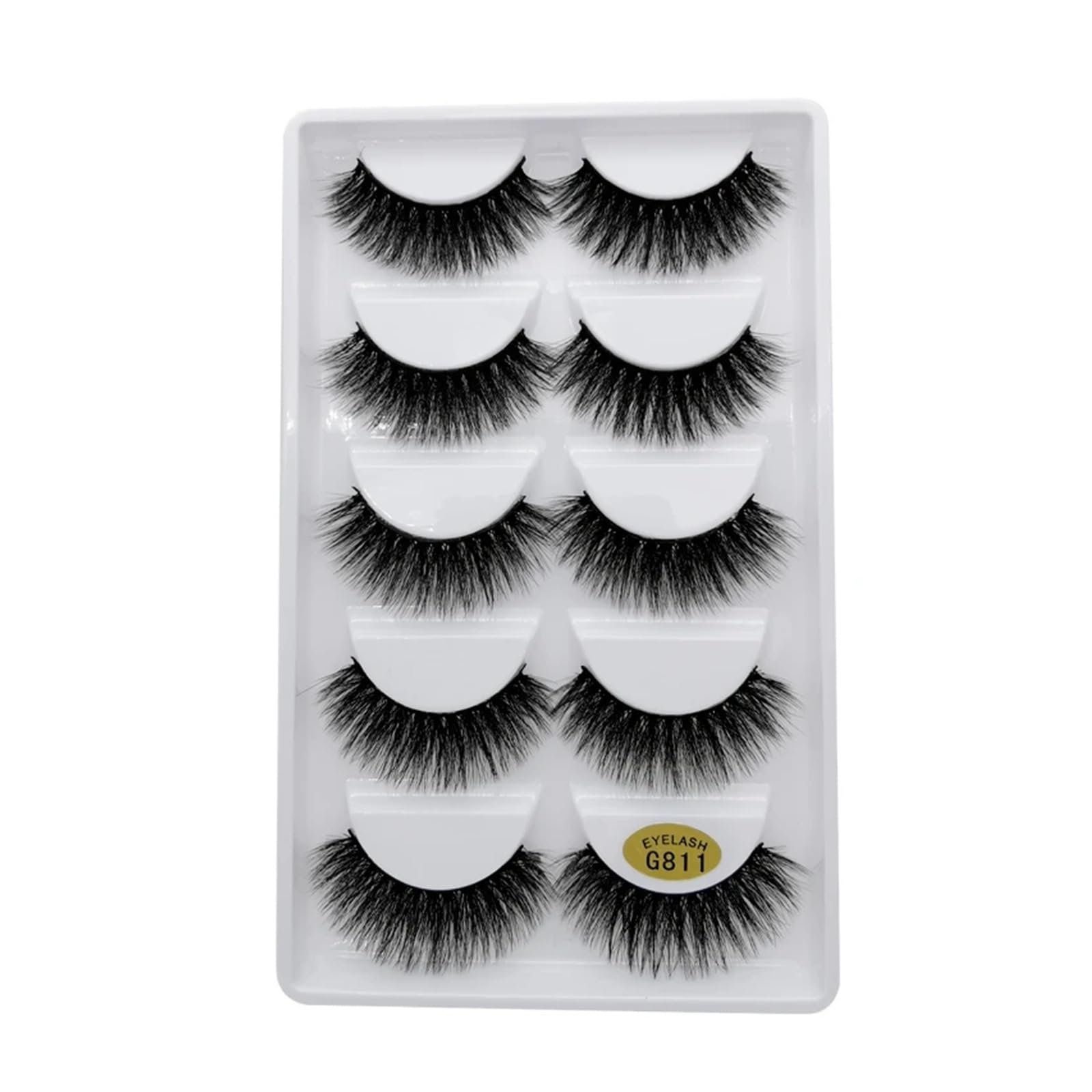 UAMOU Lashes 10 20 50 100 boxes natural 3D Mink Lashes Faux Cils Cilios Fluffy Fake Eyelashes wispy