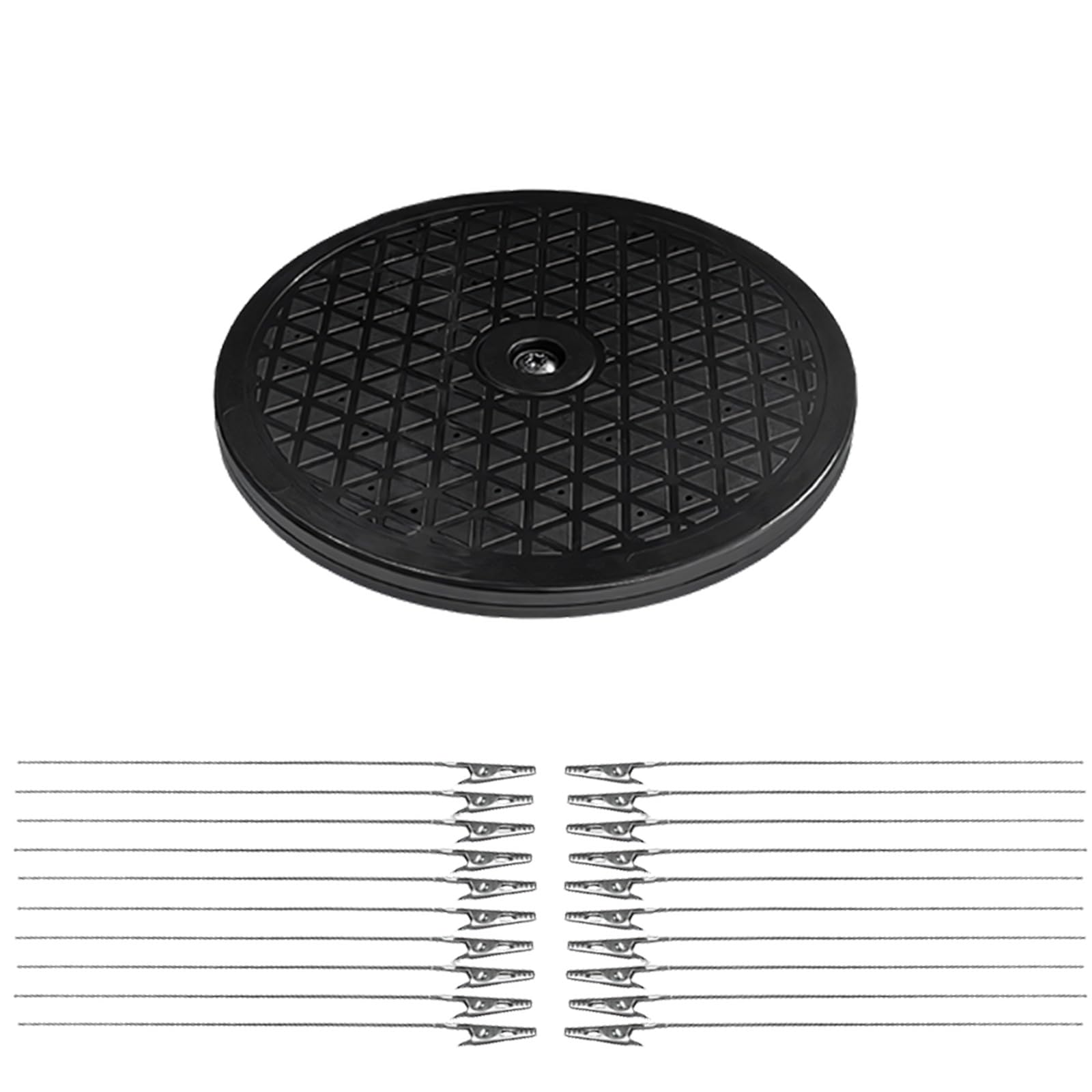 360 Degree Rotating Painting Platform for Miniature Models Featuring Stable Base and Strong Clips Adjustable Model Sprinkle Station