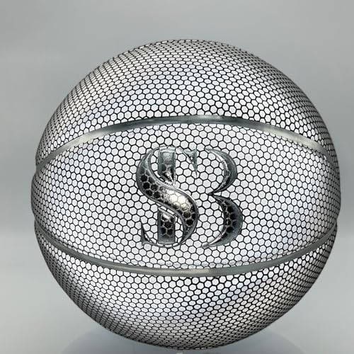 Basket holographique Shine Bling avec lignes argentées pour vos matchs nocturnes