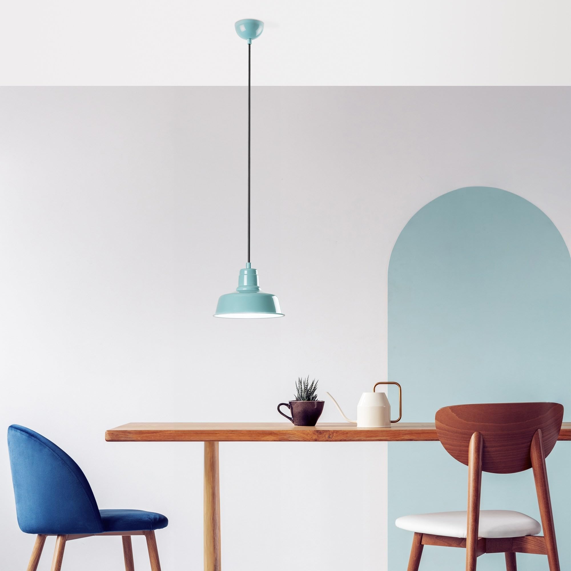 Lámpara de techo moderna Opviq Elegante E27 de 19 cm para salón