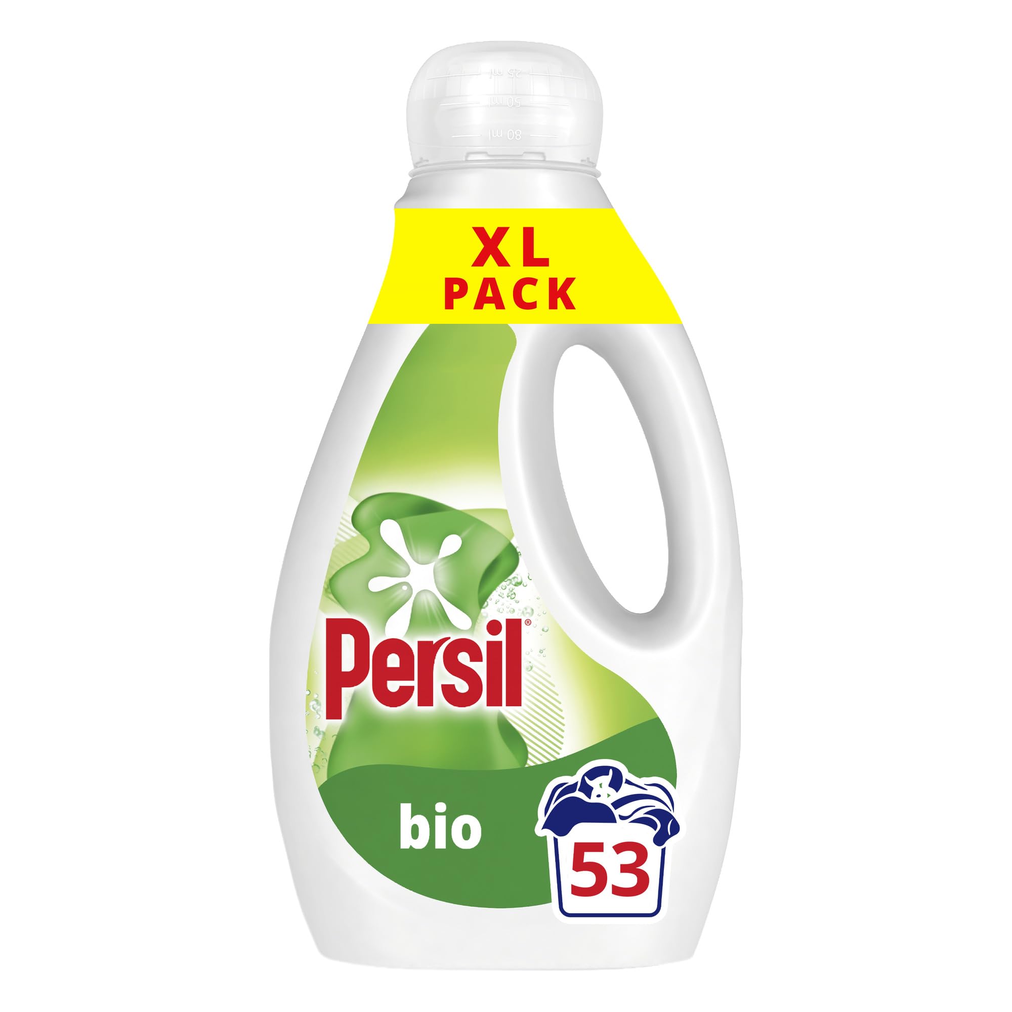 Persil Bio Laundry Washing Liquid Detergent - 53 Washes - 1.431L - 2 Pack