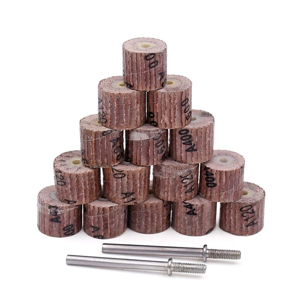 Cabezal de pulido y esmerilado Taladro herramienta Accesorios Papel de lija Muela Rotary herramienta de carpintería Pulido 10 (Grit : 240, Ships From : CHINA)