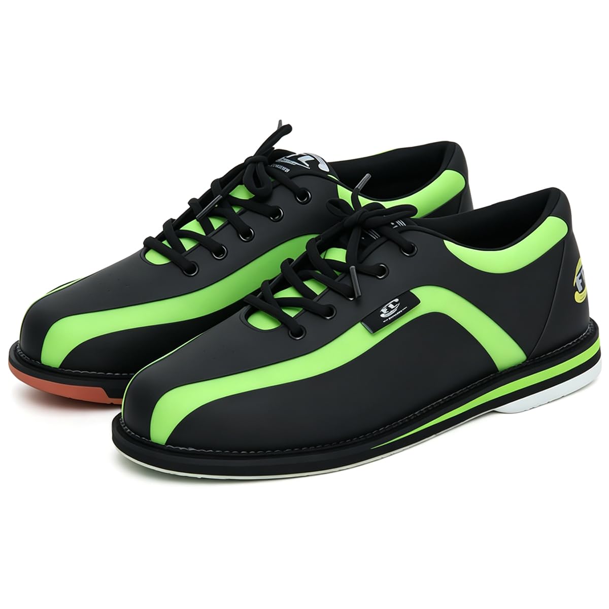 Scarpe da Bowling da Uomo con Lacci, Leggere e Traspiranti, Scarpe da Ginnastica atletiche da Bowling su Prato Unisex