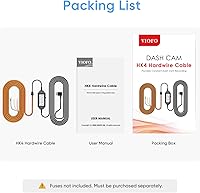 Vista 8 de Cable de conexión directa VIOFO HK4 Acc, Cable USB-C de conexión directa para serie A329/serie A229/A119Mini2/A139Pro/WM1/T130 Dash Cam, Protección