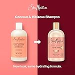 SheaMoisture Curl and Shine Coconut Shampoo Coconut & Hibiscus for Curly Hair Paraben Free Shampoo 13 oz - Image 3