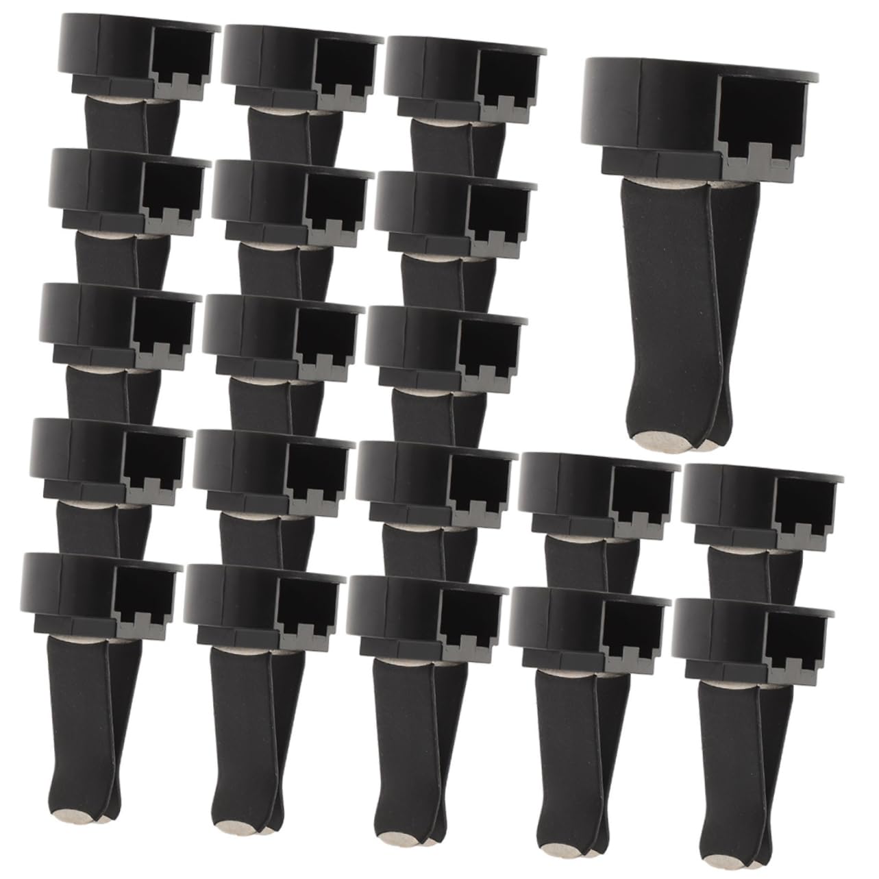 GLEAVI 180pezzi Clip Per Ventilazione Auto Per Fissaggio Accessori e Profumatori Elegante e Compatto Per Interni Auto Installazione Facile Su Diverse Bocchette Aria