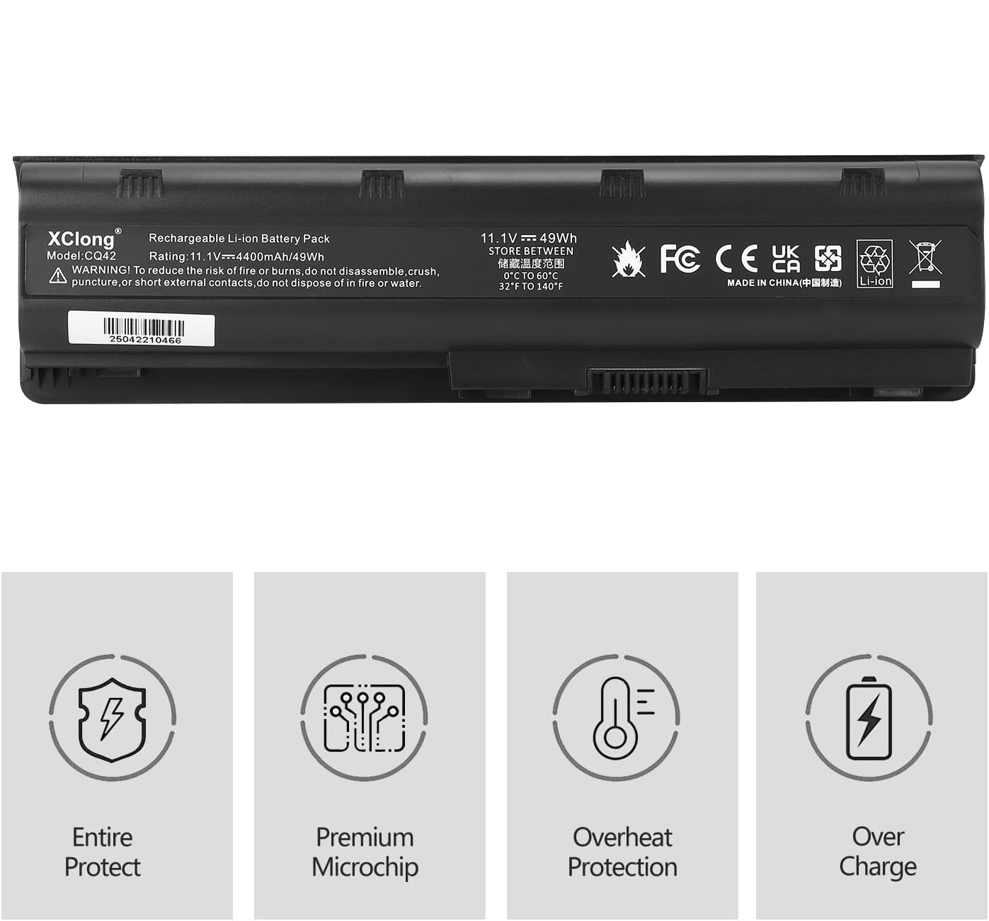 MU06 MU09 593553-001 Laptop Batería para HP 240 245 250 255 430 450 635 650 655 2000 Pavilion G6 G7 Compaq Presario CQ56 CQ57 CQ58 CQ62 593554-001 593562-001 636631-001 HSTNN-LB0W HSTNN-Q62C