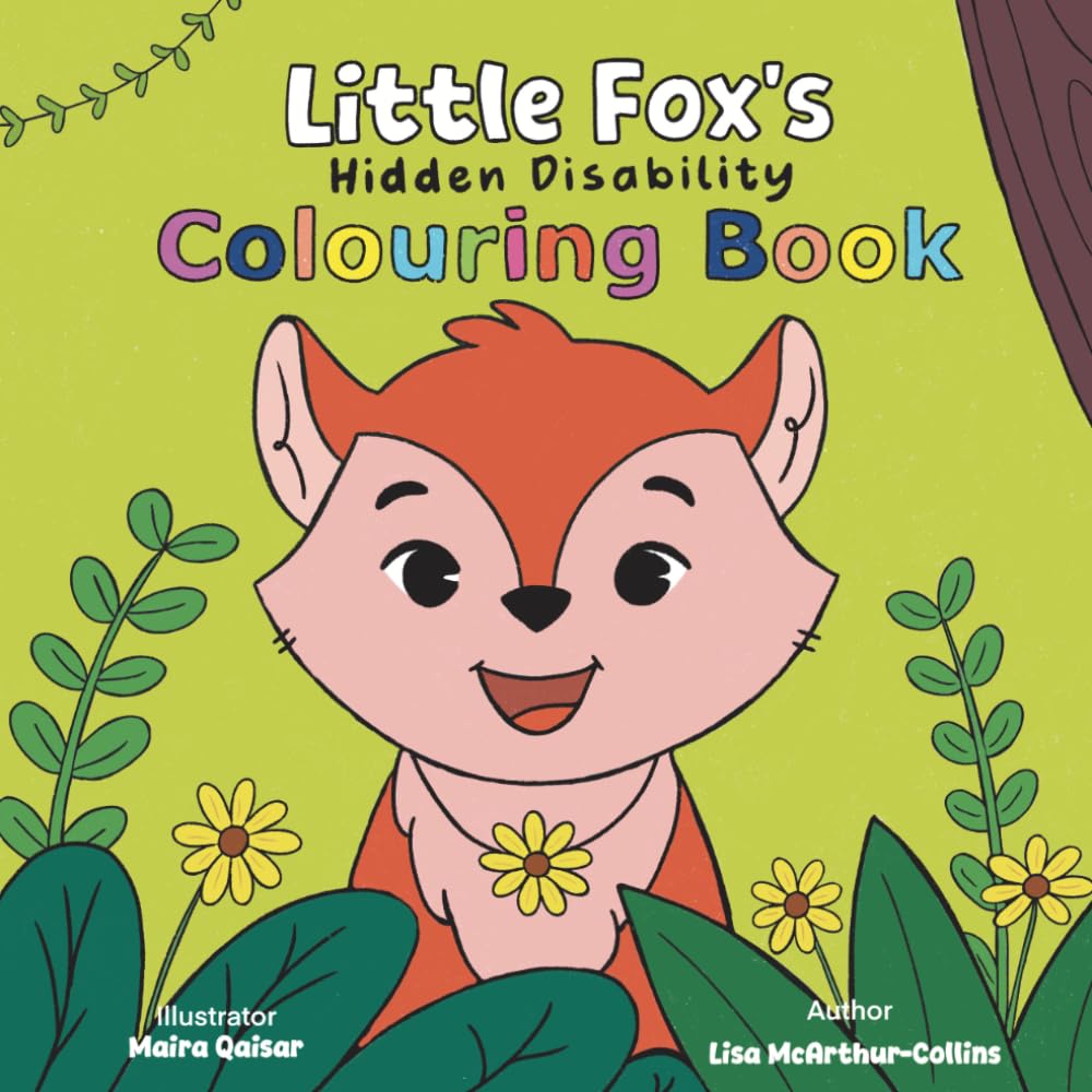 Little Fox's Hidden Disability Colouring Book
