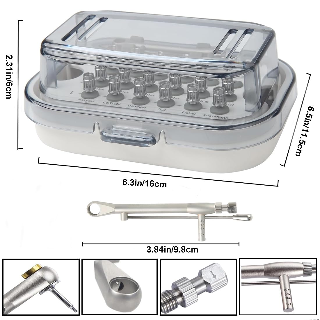 歯科インプラント補綴用器具 新品未使用 Amazon | 歯科用インプラント トルクレンチ ユニバーサルキット