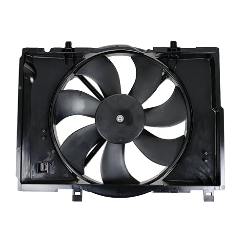Vista 571 de TRQ Conjunto de ventilador de refrigeración dual compatible con Infiniti EX35 2009 FX35 FX50 2007-2008 G35 2008-2013 G37 2012-2013 M35h 2014-2015