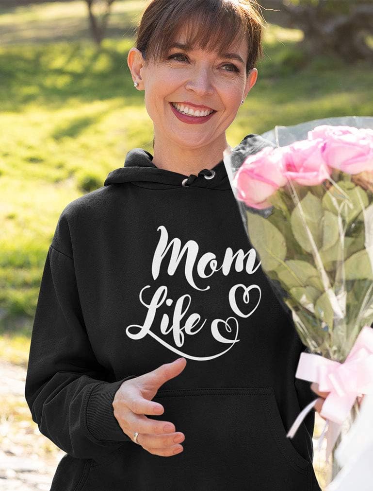 Tstars Mom Life Hoodie Sweatshirt for Women Gifts for Moms Mothers Day Hoodies