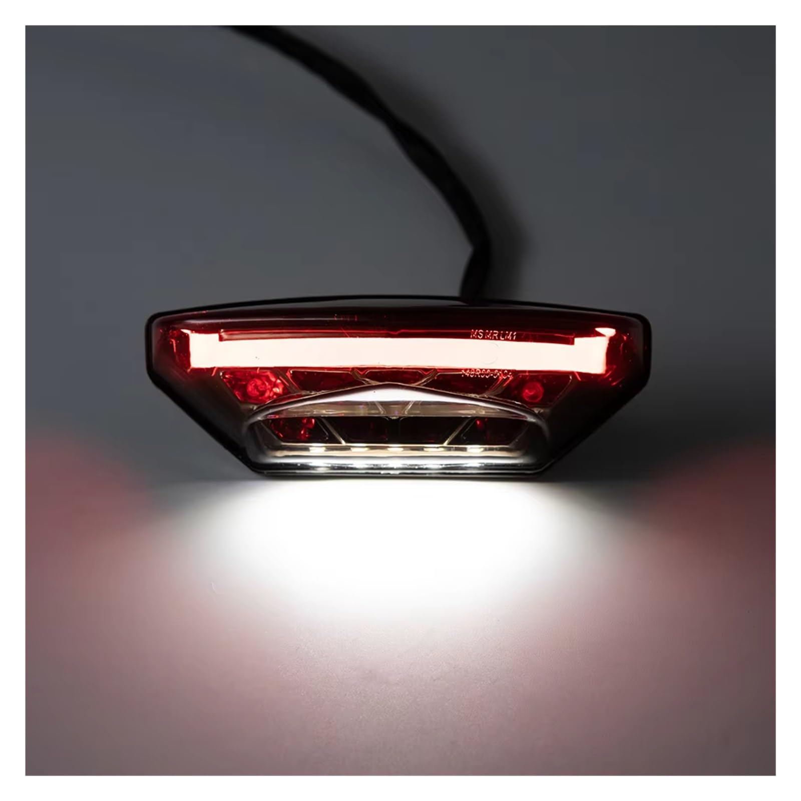 moto Fanale Posteriore Luci Posteriori A LED Per Motociclette Da 12 V, Luci Di Guida Integrate, Luci Coda Posteriori Per Modifica Veicoli Elettrici Fanale posteriore per moto