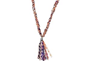 Clemson Crocheted Tassel Necklace: A Stylish Tribute to Your Beloved Tigers